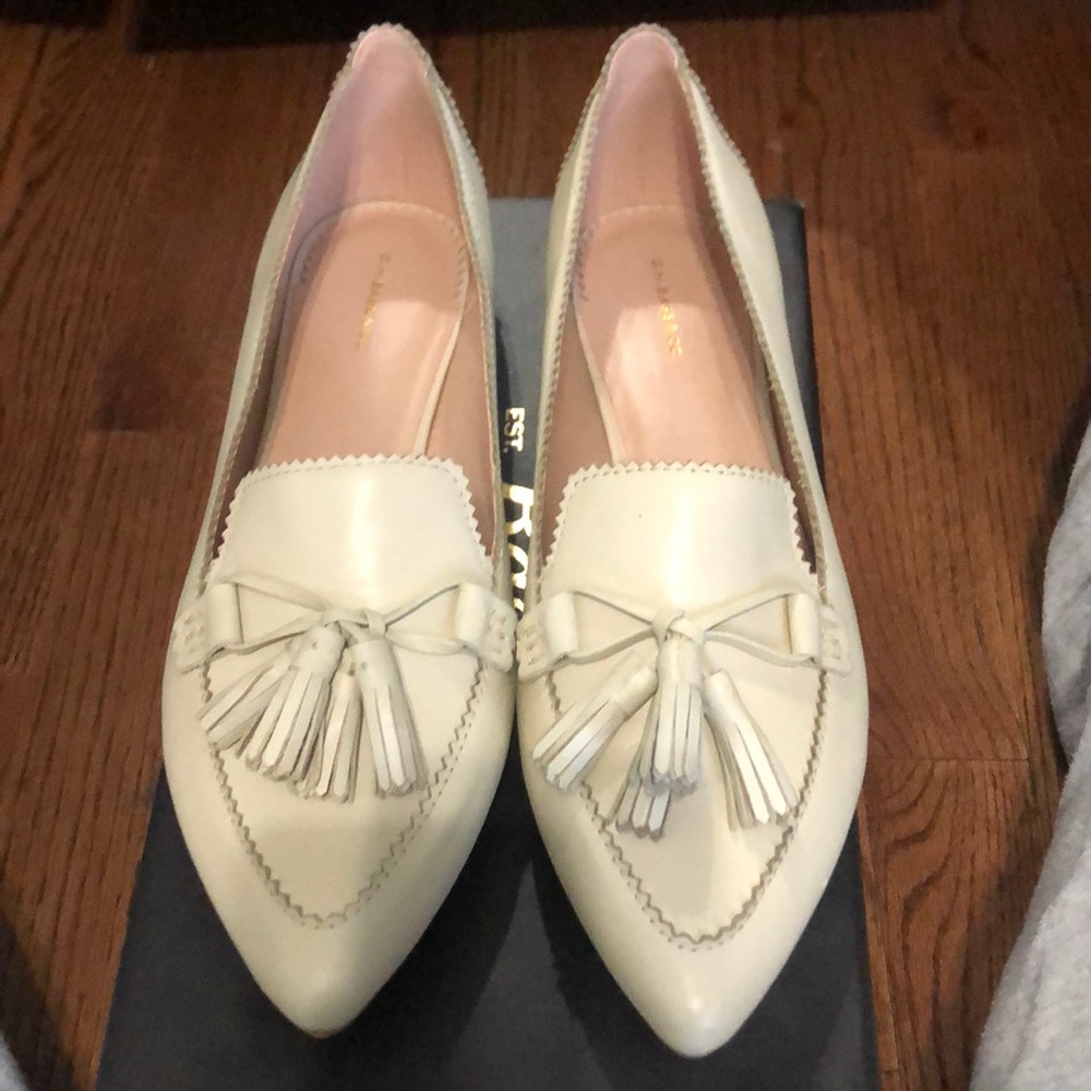 White/ Cream loafers (sold)